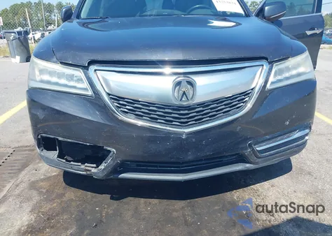 2014 Acura Mdx Technology Package z USA, uszkodzony, nr VIN 5FRYD3H44EB012790